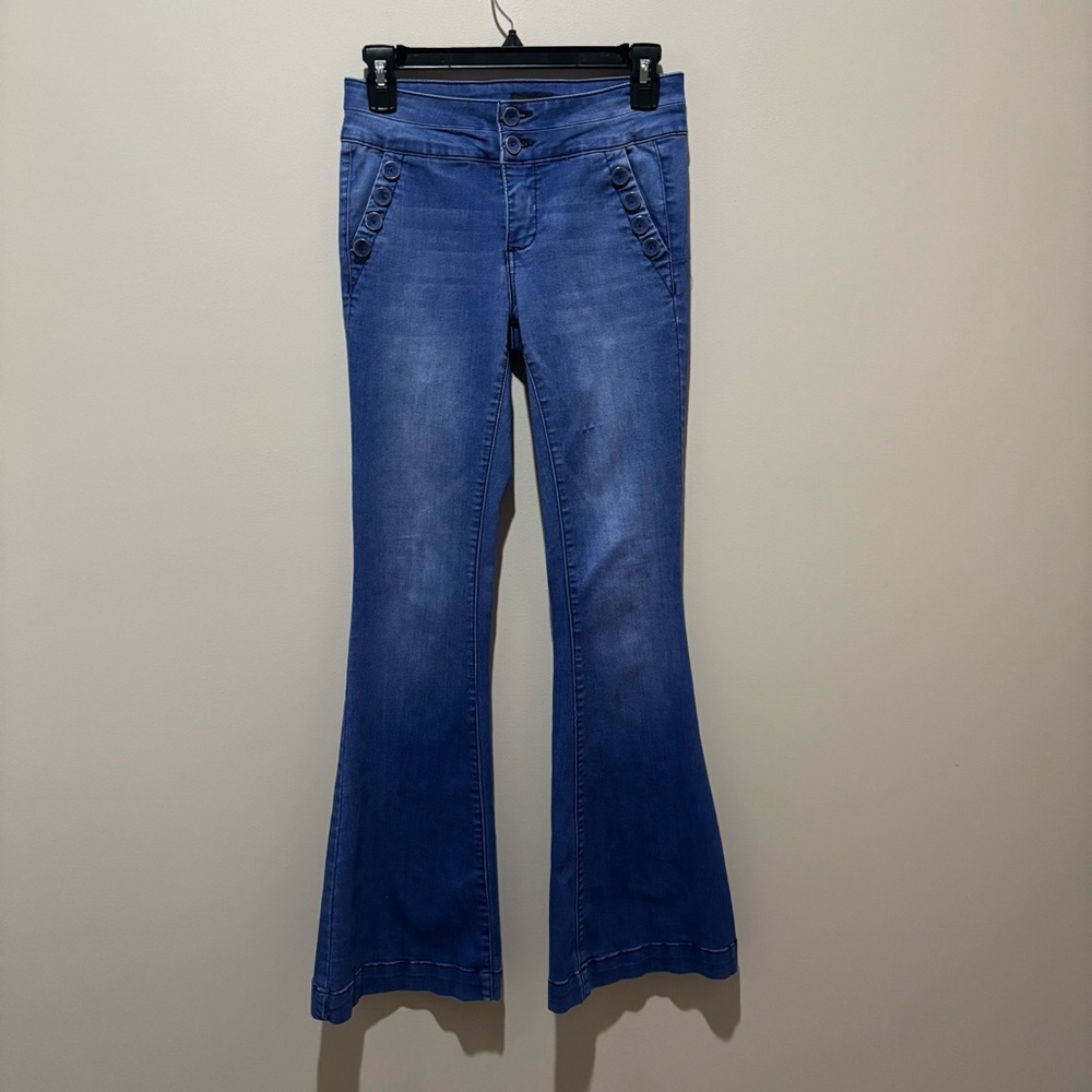 Celebrity Pink Blue Flare Jeans